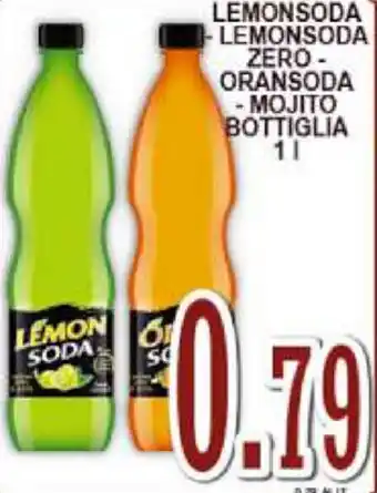 Sacoph Lemonsoda - Lemonsoda Zero - Oransoda - Mojito Bottiglia 1 l offerta