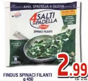 Sacoph Findus Spinaci Filanti g 450 offerta