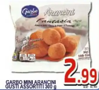 Garbo Mini Arancini Gusti Assortiti 300 g