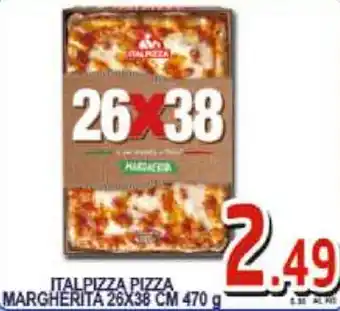 Sacoph Italpizza Pizza Margherita 26 x 38 cm 470 g offerta