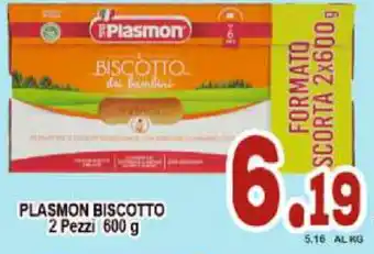 Sacoph Plasmon Biscotto 2 Pezzi 600 g offerta