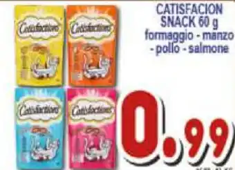 Sacoph Catisfacion Snack 60 g offerta