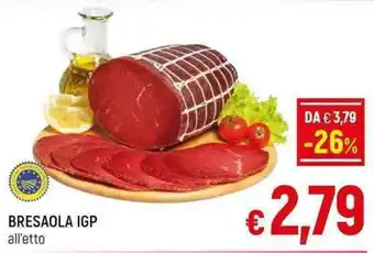 A&O BRESAOLA IGP offerta