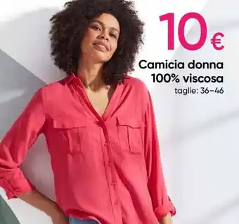 Pepco Camicia donna 100% viscosa taglie: 36-46 offerta