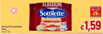 A&O SOTTILETTE CLASSICHE 200 g offerta