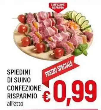 A&O SPIEDINI DI SUINO CONFEZIONE RISPARMIO offerta