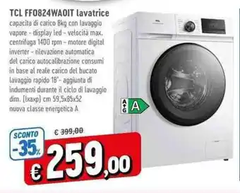 A&O TCL FF0824WAOIT lavatrice offerta