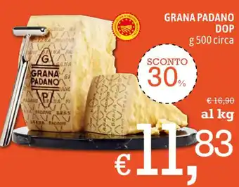 Famila GRANA PADANO DOP g 500 circa offerta