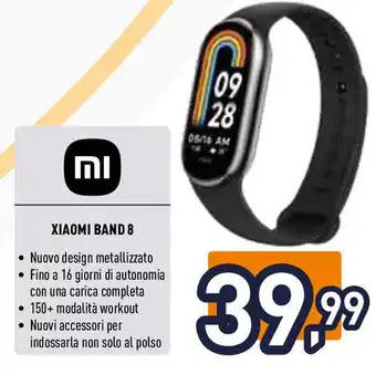 Unieuro XIAOMI BAND 8 offerta