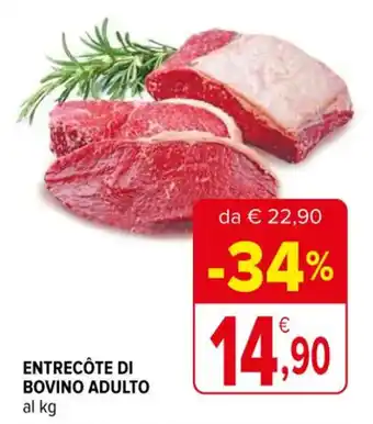 Iperal ENTRECÔTE DI BOVINO ADULTO offerta