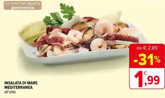 Iperal INSALATA DI MARE MEDITERRANEA all'etto offerta