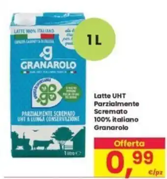 Interspar Latte UHT Parzialmente Scremato 100% italiano Granarolo 1L offerta