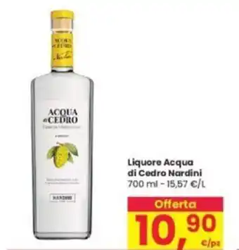 Interspar Liquore Acqua di Cedro Nardini 700 ml offerta