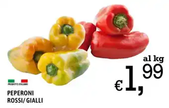 Famila PEPERONI ROSSI/GIALLI offerta