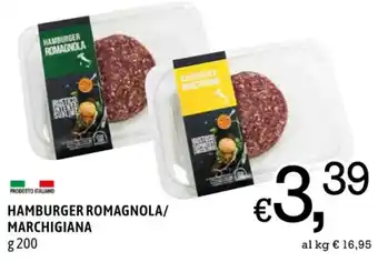 Famila HAMBURGER ROMAGNOLA/ MARCHIGIANA g 200 offerta