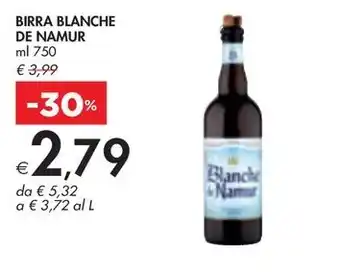 Bennet BIRRA BLANCHE DE NAMUR ml 750 offerta