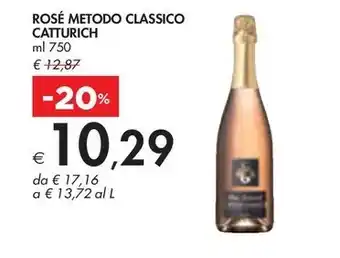 Bennet ROSÉ METODO CLASSICO CATTURICH offerta