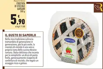 Conad CROSTATA DI VISCIOLE GARGANI 500 g offerta