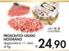 Bennet PROSCIUTTO CRUDO NOSTRANO stagionatura 11 mesi offerta