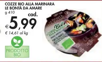 Bennet COZZE BIO ALLA MARINARA LE BONTÀ DA AMARE g 410 offerta