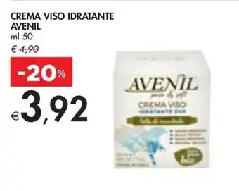 Bennet CREMA VISO IDRATANTE AVENIL ml 50 offerta