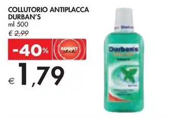 Bennet COLLUTORIO ANTIPLACCA DURBAN'S offerta