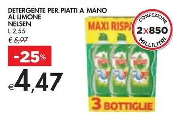 Bennet DETERGENTE PER PIATTI A MANO AL LIMONE NELSEN offerta