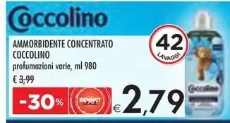 Bennet AMMORBIDENTE CONCENTRATO COCCOLINO profumazioni varie, ml 980 offerta