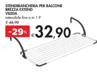 Bennet STENDIBIANCHERIA PER BALCONE BREZZA EXTEND VILEDA offerta
