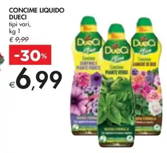 Bennet CONCIME LIQUIDO DUECI tipi vari, kg 1 offerta