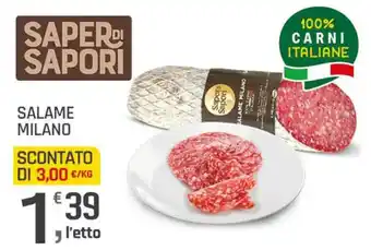 Supermercati Dok SALAME MILANO offerta