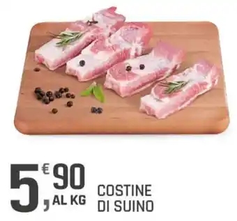 Supermercati Dok COSTINE DI SUINO offerta