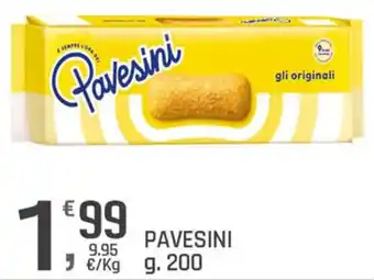 Supermercati Dok PAVESINI g. 200 offerta