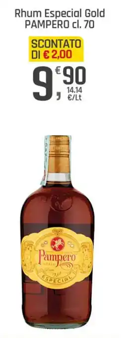 Supermercati Dok Rhum Especial Gold PAMPERO Cl. 70 offerta