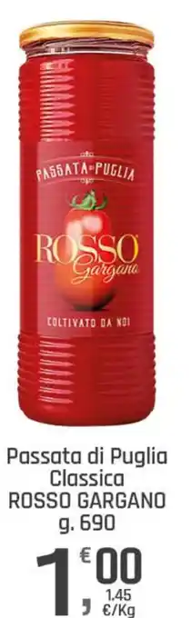 Supermercati Dok Passata di Puglia Classica ROSSO GARGANO g 690 offerta