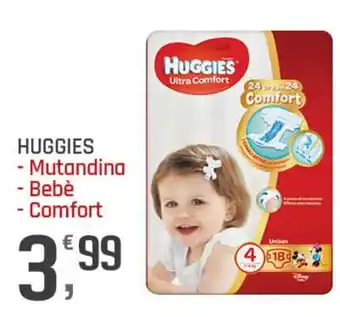 Supermercati Dok HUGGIES - Mutandina - Bebè - Comfort offerta