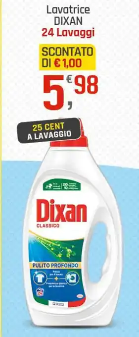 Supermercati Dok Lavatrice DIXAN 24 Lavaggi offerta