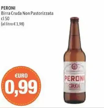 Madis Peroni Birra Cruda Non Pastorizzata 50 cl offerta