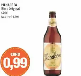 Madis Menabrea Birra Original 66 cl offerta