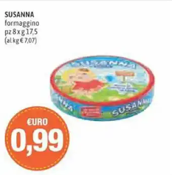 Susanna Formaggino 8 pz x 17,5 g