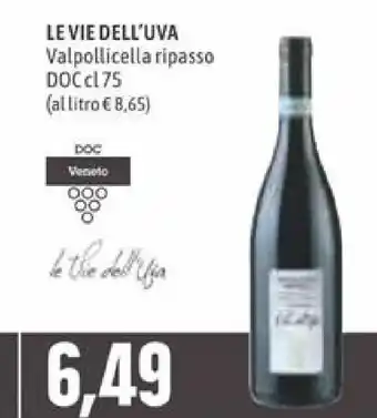Le Vie Dell'Uva Valpollicella Ripasso DOC 75 cl