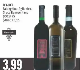 Madis I Calici Falanghina, Aglianico, Greco Beneventano DOC 75 cl offerta