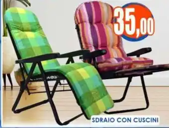SDRAIO CON CUSCINI