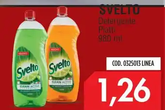 Carico Cash & Carry SVELTO Detergente Piatti 980 ml offerta
