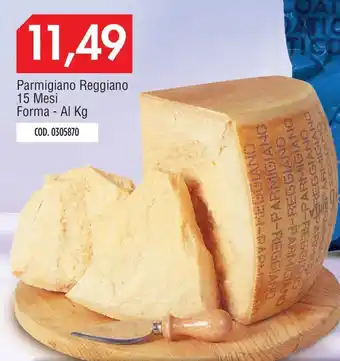 Carico Cash & Carry Parmigiano Reggiano 15 Mesi Forma offerta