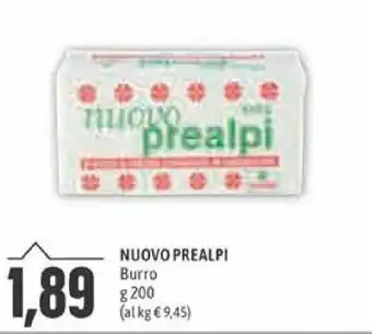 Nuovo Prealpi Burro 200 g