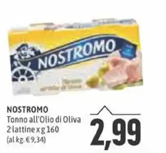 Nostromo Tonno All'Olio Di Oliva 2 lattine x 160 g