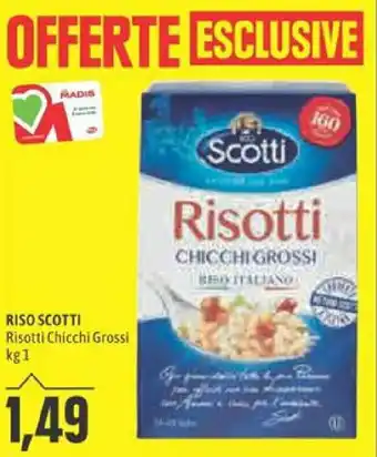 Riso Scotti Risotti Chicchi Grossi 1 kg