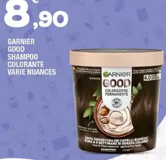 Splendidi e Splendenti GARNIER GOOD SHAMPOO COLORANTE VARIE NUANCES offerta