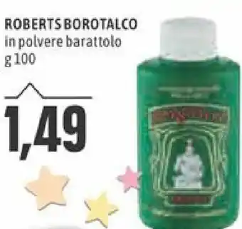 Madis Roberts Borotalco in polvere barattolo 100 g offerta